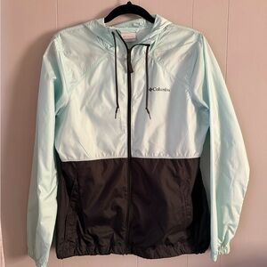 Columbia Aqua and Black Jacket